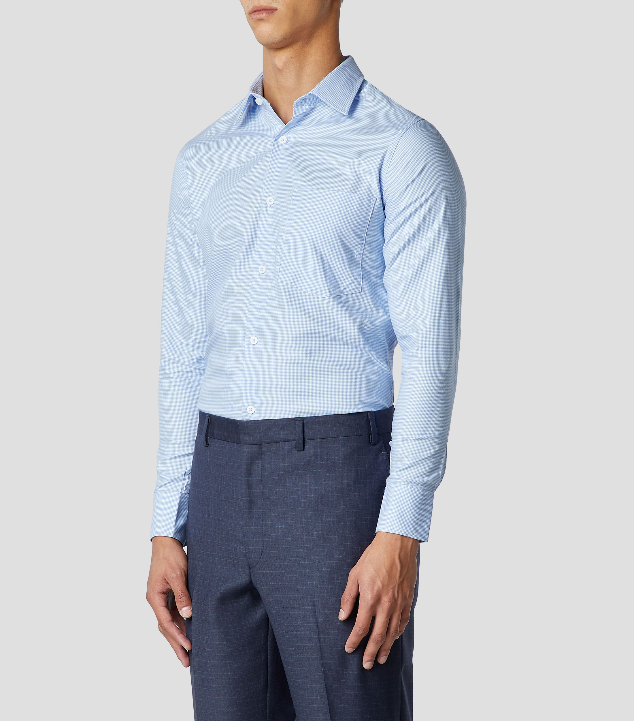 Pertegaz Camisa de vestir con microdiseno manga larga Hombre El Palacio de Hierro